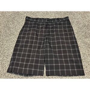 Nike men's‎ golf shirts size 36 black plaid athletic casual pro